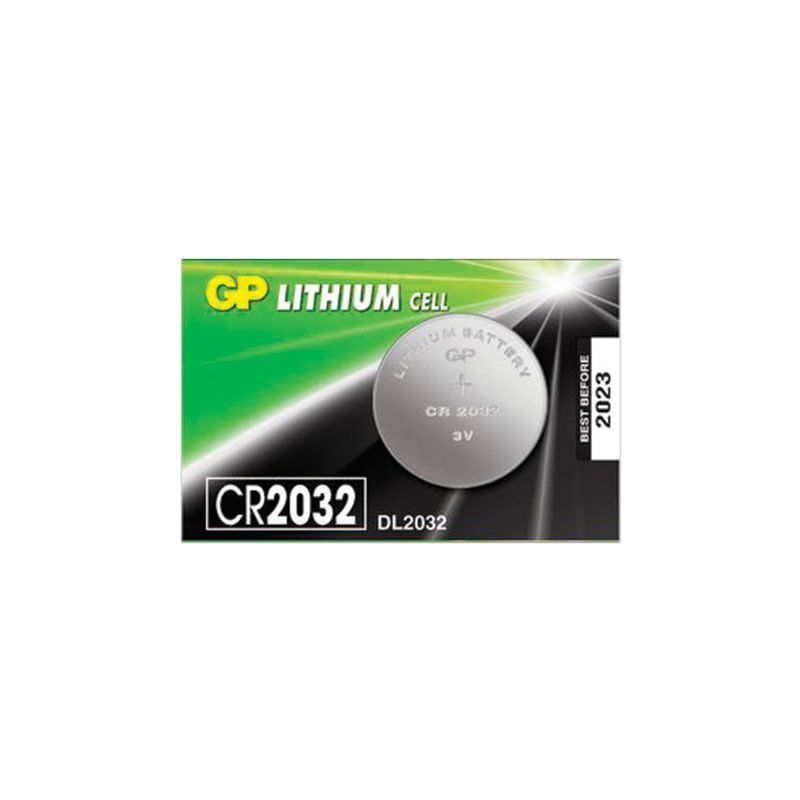 Батарейка GP CR2032 Lithium 3В, блистер отрывной блок 1шт, CR2032-7C5