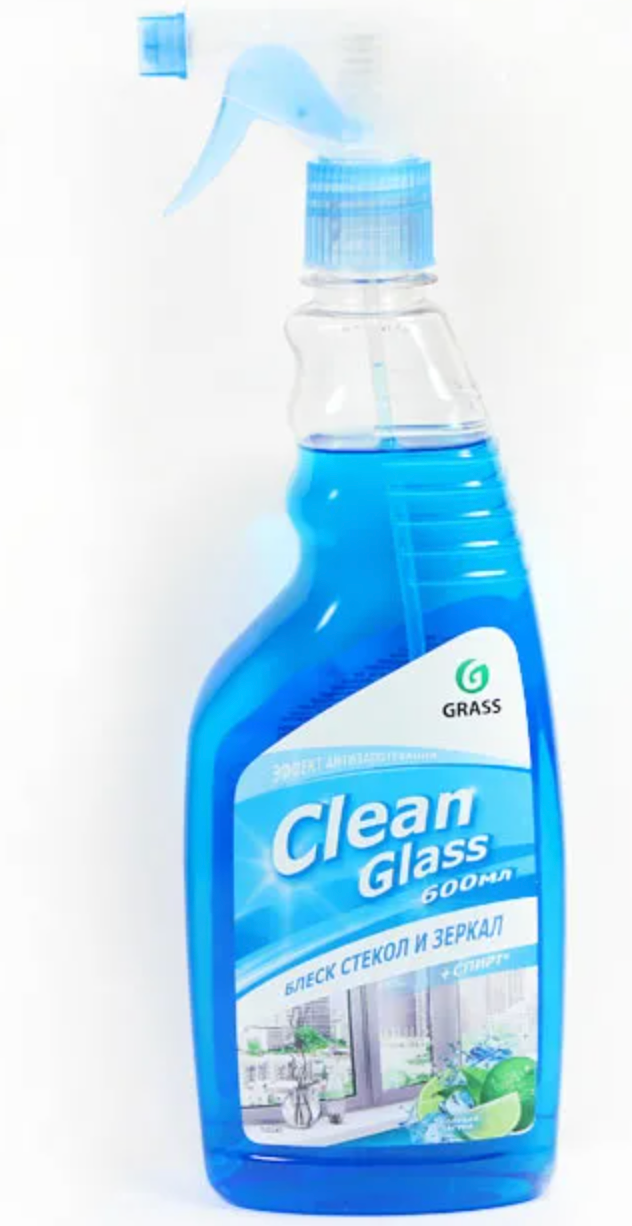 Средство для стекол Grass Clean Glass голубая лагуна, 600мл